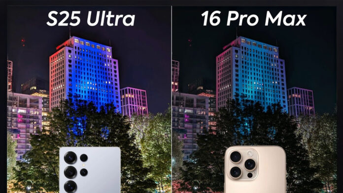 Samsung Galaxy S25 Ultra vs iPhone 16 Pro Max
