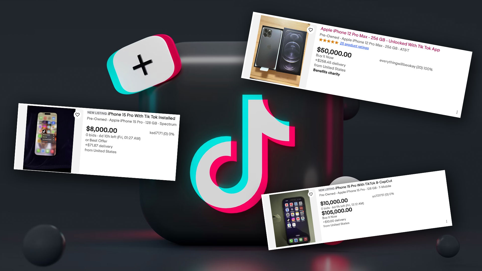 iPhone, na ktorom je nainštalovaný TikTok sa v USA predáva aj za 48 tisíc EUR