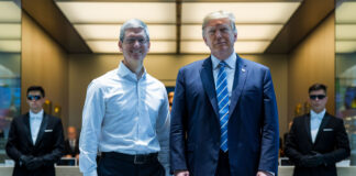 Tim Cook a Donald Trumo