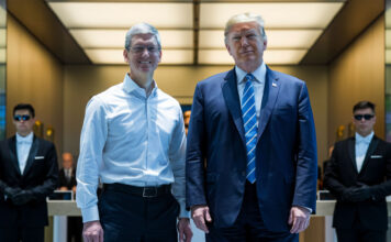 Tim Cook a Donald Trumo