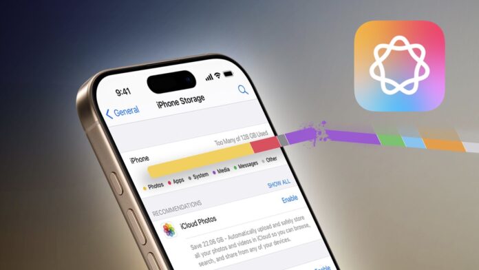 Apple Intelligence zaberá množstvo úložiska