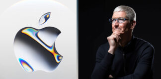 Tim Cook Apple logo