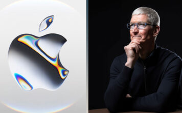 Tim Cook Apple logo