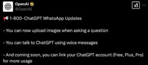 ChatGPT WhatsApp