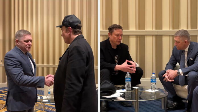 Róbert Fico a Elon Musk