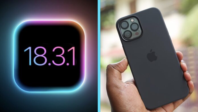 iOS 18.3.1 pre iPhone