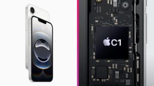 Čip C1 v iPhone 16e