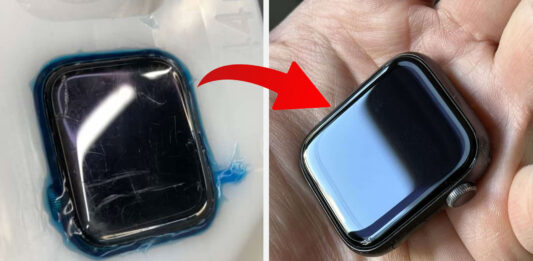 Apple Watch leštenie displeja