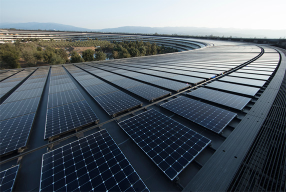 Apple Park solar