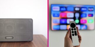 Sonos reproduktor a Apple TV