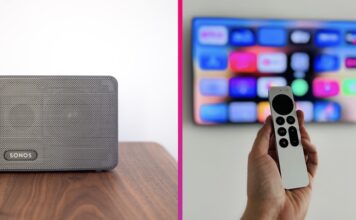 Sonos reproduktor a Apple TV