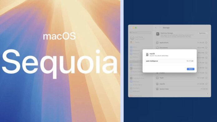 Apple Intelligence v macOS 15.4 beta