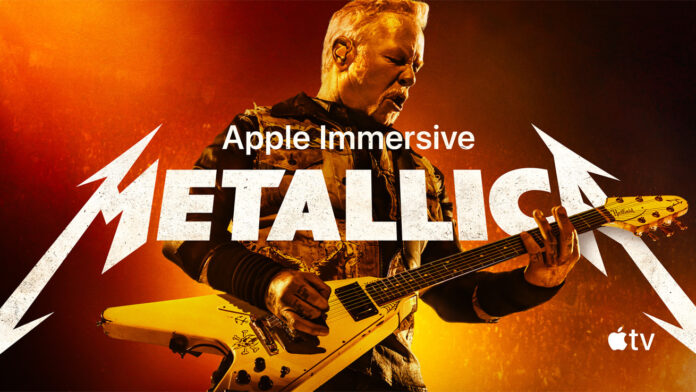 Metallica Immersive video pre Apple Vision Pro