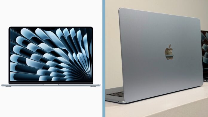 MacBook Air M4 vo farbe Sky Blue