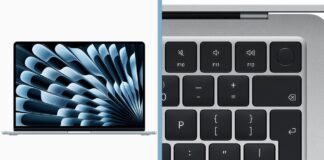 MacBook Air M4 klávesnica