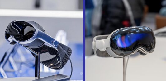 Náhlavné súpravy Vivo Vision a Apple Vision Pro