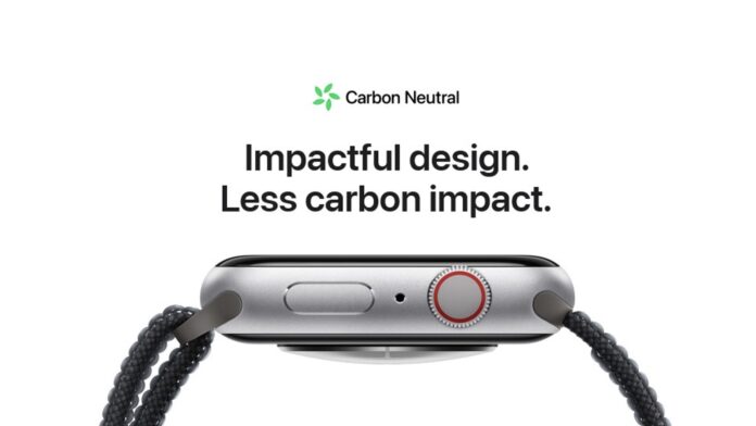Apple Watch carbon neutral