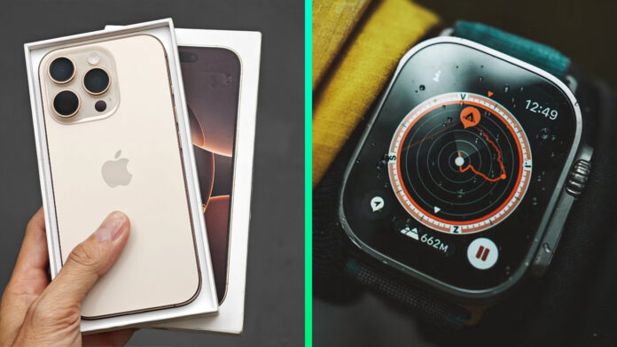 iPhone 16 Pro a Apple Watch Ultra 2