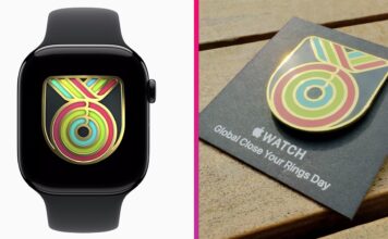 Apple Watch odznak Close Your Rings