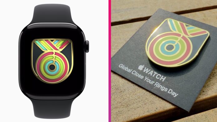 Apple Watch odznak Close Your Rings