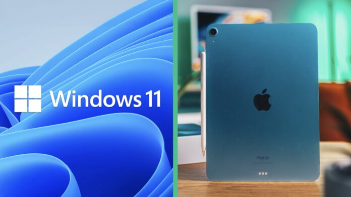 Windows 11 na iPade Air M2