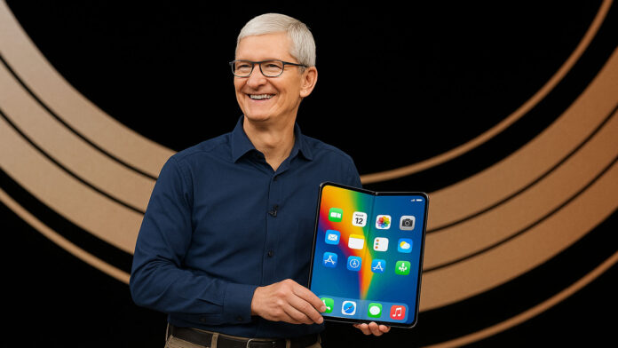 Tim Cook skladací iPhone