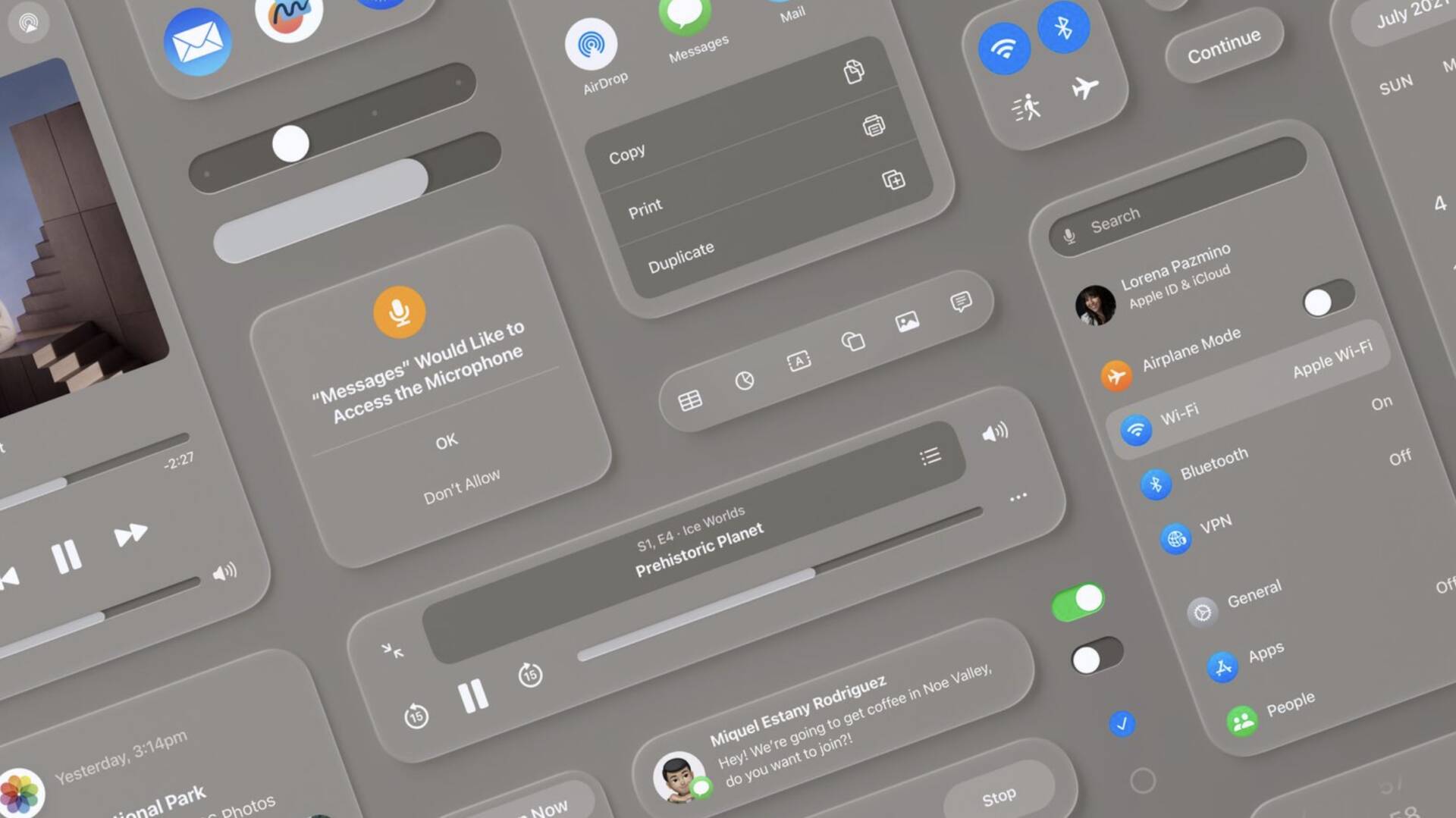 iOS 26 a VisionOS
