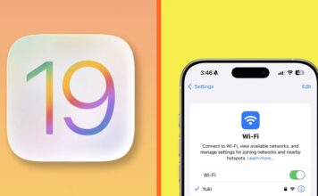 iOS 19 Wi-Fi prihlasovanie