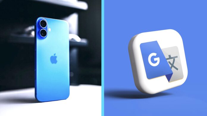 iPhone 16 Google Translate
