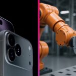 Robotická ruka na výrobu iPhonov
