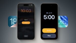 iOS 26 budík