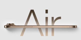 iPhone 17 Air koncept