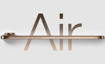 iPhone 17 Air koncept