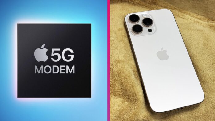 5G modem a iPhone 16 Pro