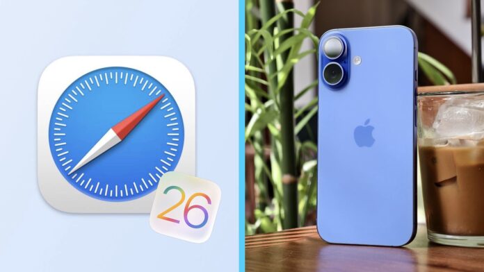 Safari pre iPhone v iOS 26