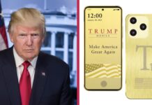 Donald Trump smartfón T1