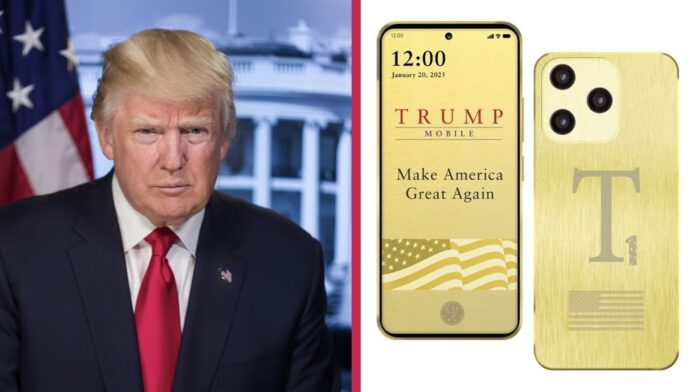 Donald Trump smartfón T1