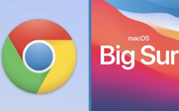 Google Chrome macOS Big Sur