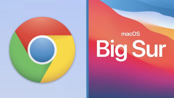 Google Chrome macOS Big Sur