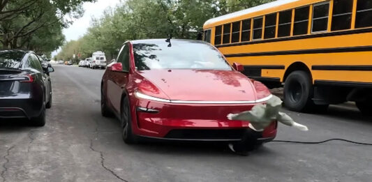 Tesla Model Y zlyhanie