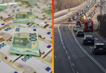 Euro auto kilometer cesta