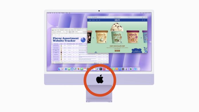 iMac s logom Apple