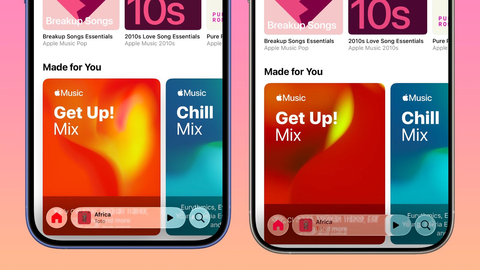 iOS 26 liquid glass