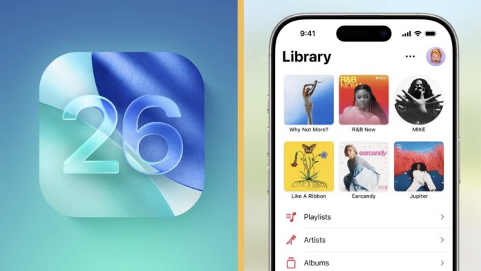 Apple Music v iOS 26