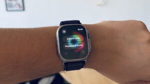 Apple Watch zastavenie kruhov