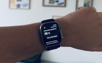 Apple Watch saturácia kyslíka