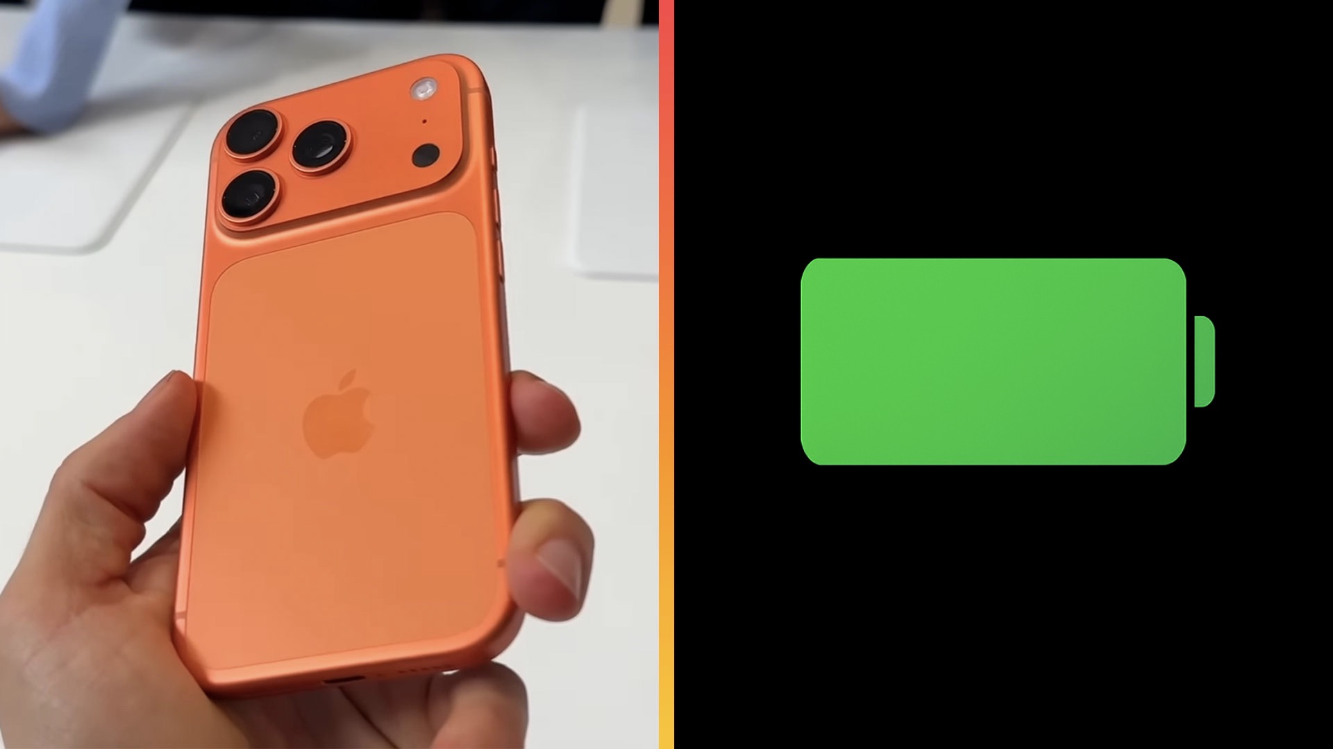 iPhone 17 Pro Max batéria
