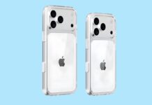 Priehľadné puzdro pre iPhone 17 Pro a 17 Pro Max