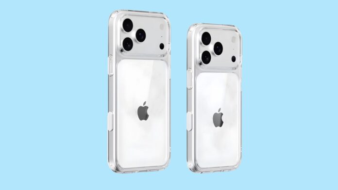 Priehľadné puzdro pre iPhone 17 Pro a 17 Pro Max