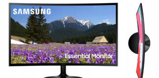 Samsung zaoblený monitor